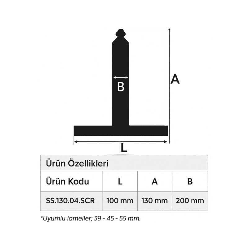130 Mm Panjur Çelik Askı (10 Adet) - Görsel 3