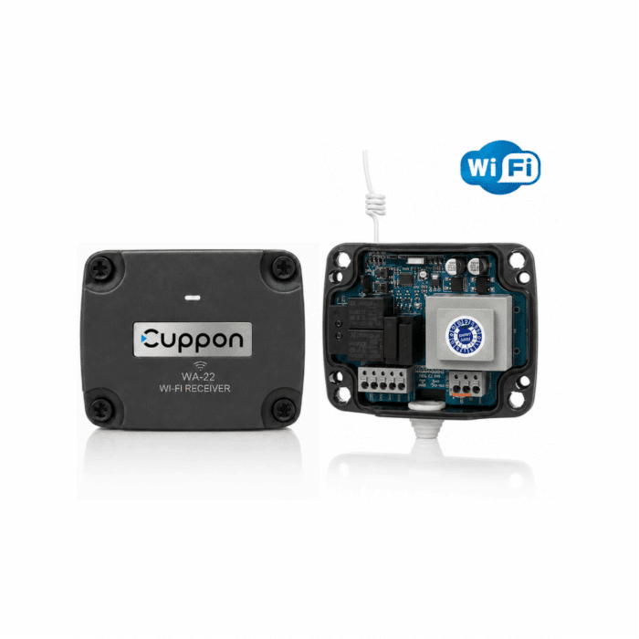 Cuppon WA22 WiFi 2 4GHz Panjur ve Kepenk Alıcısı, Wi-Fi Kontrol Panjur Alıcı Kartı, Wi-Fi Bağlantılı Garaj Kontrol Kartı, Wi-Fi Kepenk Kontrol Alıcısı
