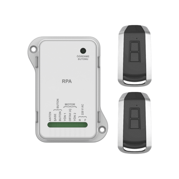 Kontal RPA Kontrol Kartı (Kumandalı Kit), Kontal RPA Panjur ve Kepenk Alıcı Kartı ve 2 adet Rolan2 Kumanda, Kontal RPA Alıcı Kart Takımı, Kontal RPA Panjur ve Kepenk Alıcı Kart Takımı