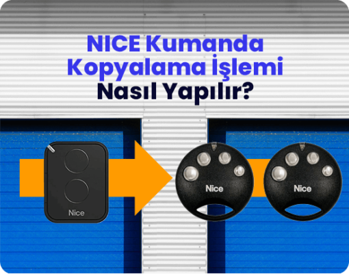 Nice Kumanda Kopyalama İşlemi