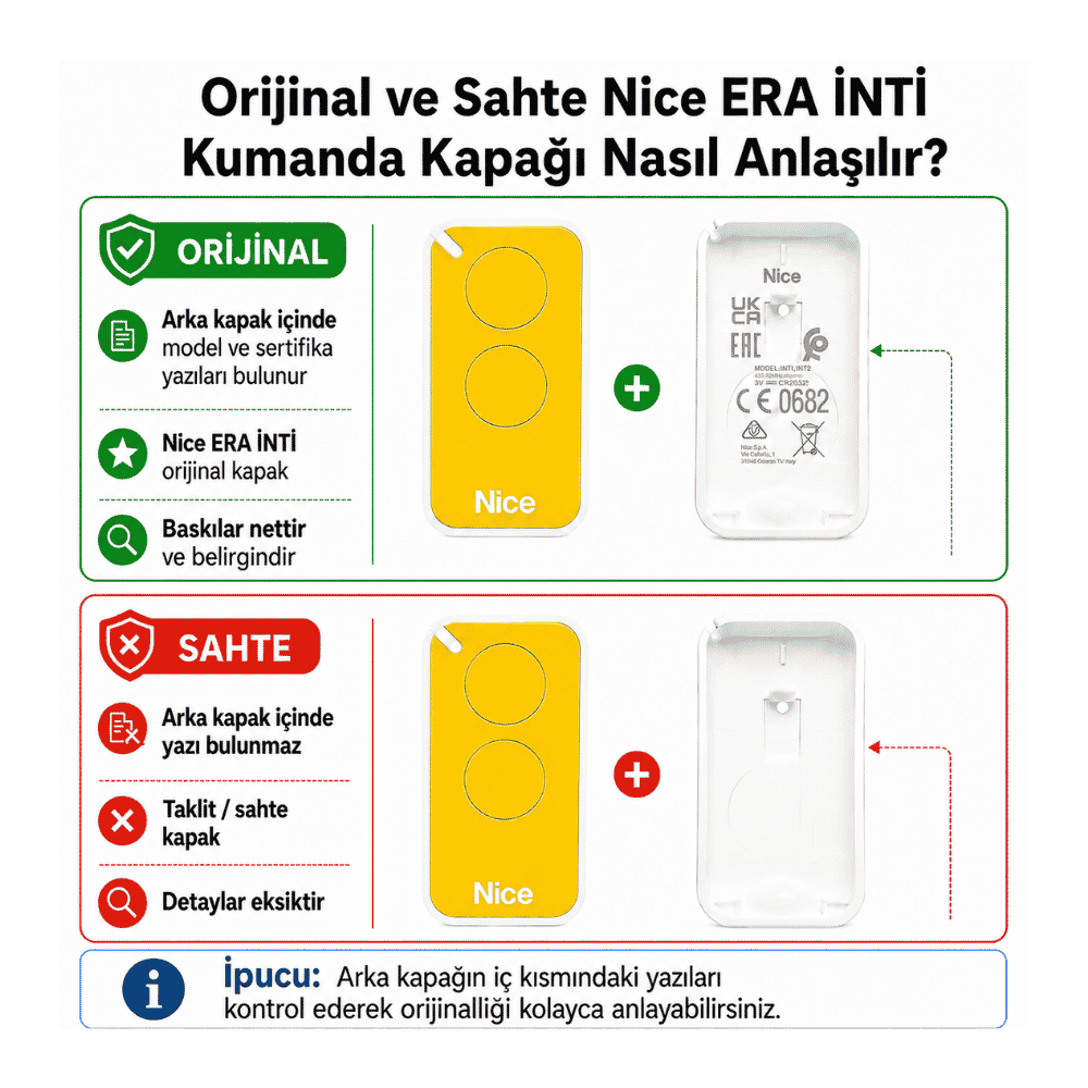 Nice Era İnti Kumanda (Sarı) - Görsel 4