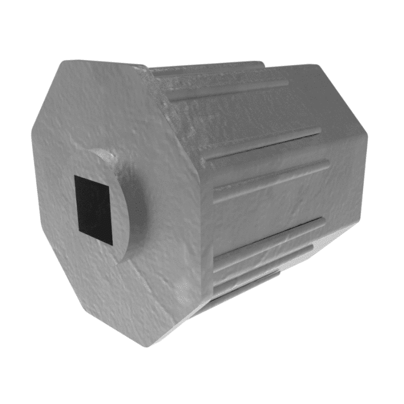 60 mm Redüktörlü Alüminyum Boru Başı, Redüktörlü Alüminyum Boru Başı, 60 mm Sekizgen Boru Redüktörlü Alüminyum Boru Başı