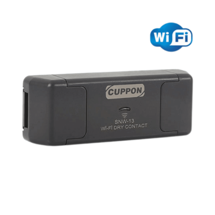 Cuppon SNW 13 Wi-Fi Kuru Kontak Alıcı Kart, Wi-Fi Bariyer Kuru Kontak Kart, Wi-Fi Yana Kayar Kapı Kontrol Kartı, Wi-Fi Kapı Motoru Kuru Kontak Alıcı Kartı