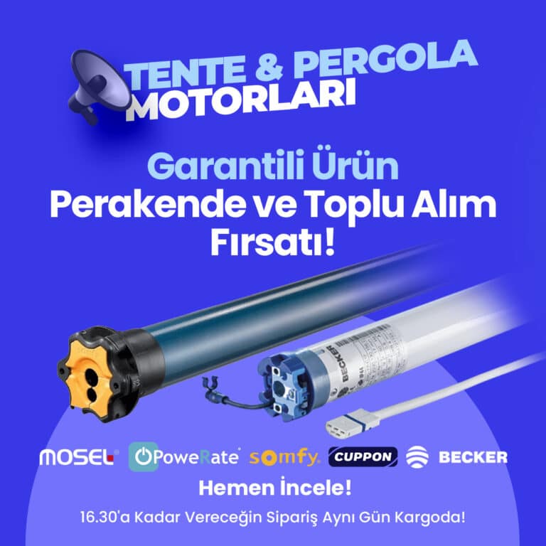 Otomatik Tente, pergola, motoru