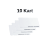 10 Adet Manyetik Proximity Kart