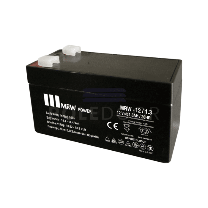 Otomatik Kapı Güç Kaynağı Aküsü - 12V/1.3Ah