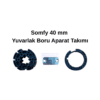 Somfy 40 mm Yuvarlak Boru Aparat Takımı