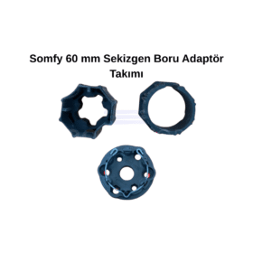 Somfy 60 mm Sekizgen Boru Aparat Takımı