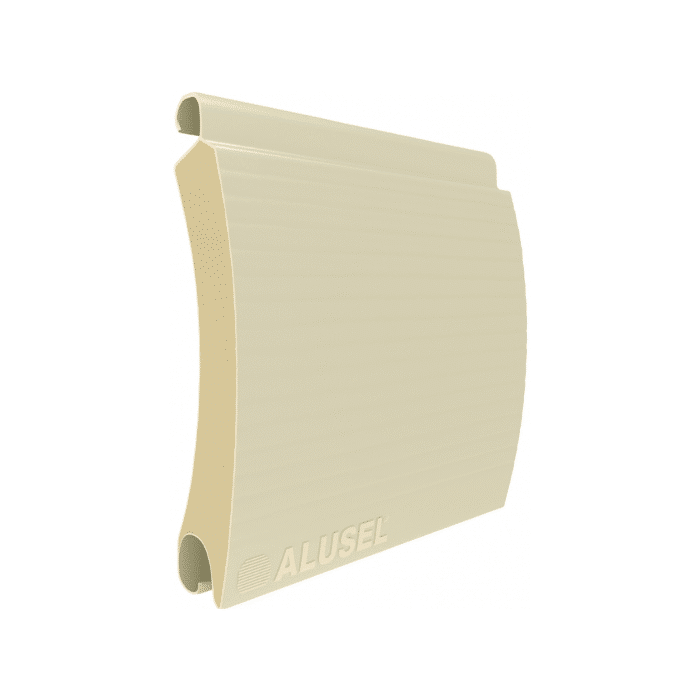 SL-100 Krem Alüminyum Poliüretan Kepenk Lameli (1 Metre)
