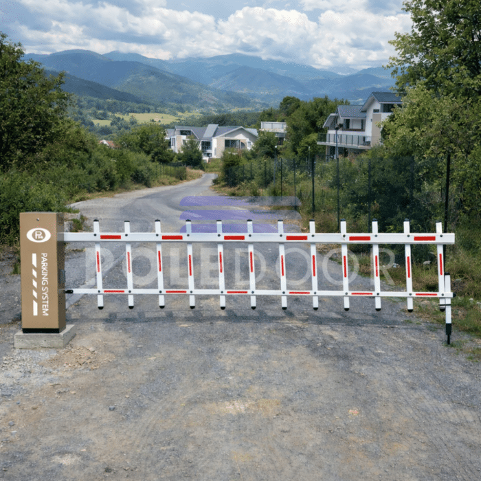 Pole Çitli Kollu Bariyer 4 Metre, Çitli Bariyer Modeli, Çitli Otopark Bariyeri