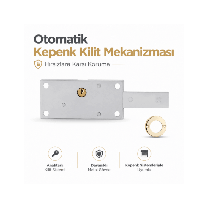 Otomatik Kepenk Kilit Mekanizması